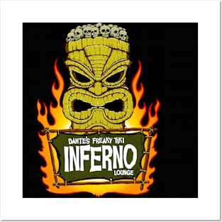 Dante's Freaky Tiki Inferno Lounge Posters and Art